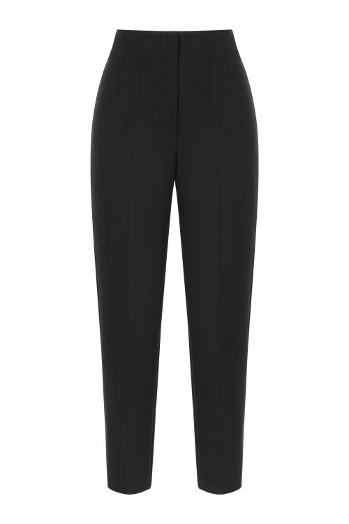 Shop Nocturne High Waisted Pants In Black