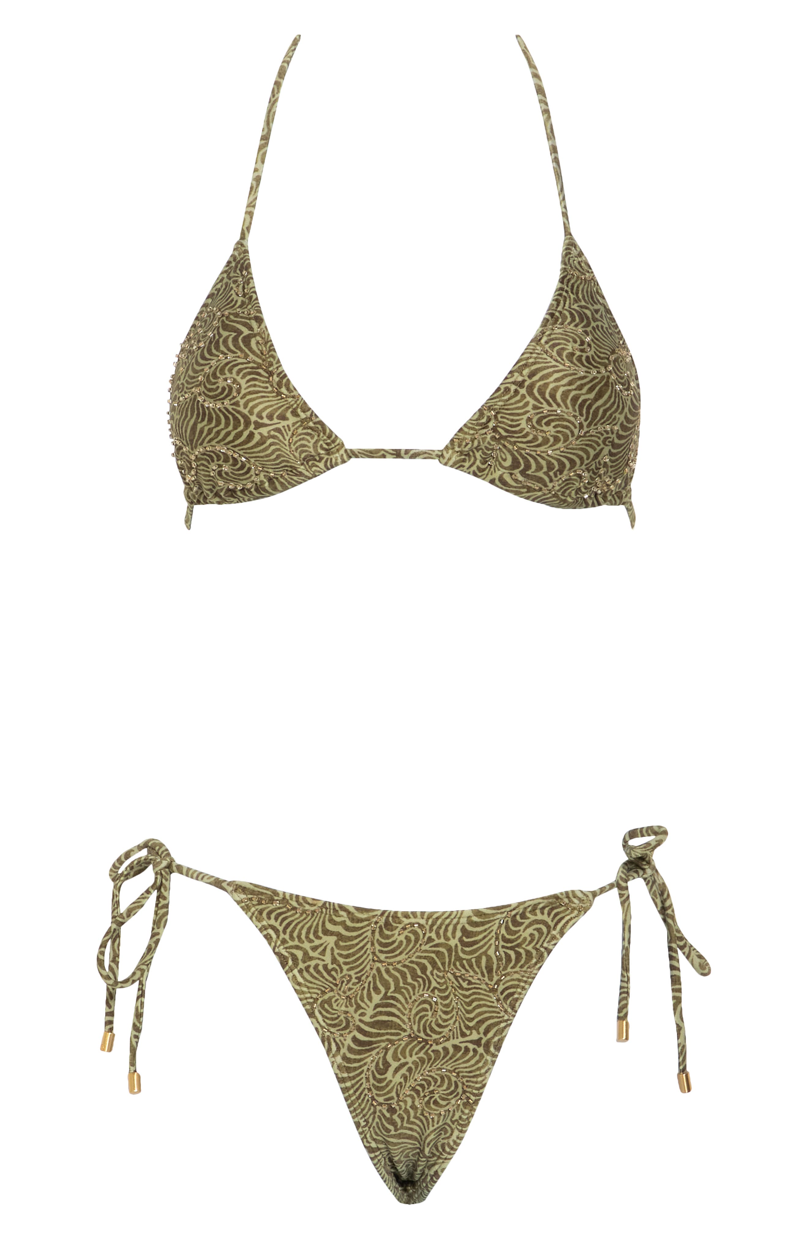 ViX Swimwear Ortiz Embellished TwoPiece Swimsuit Nordstromrack