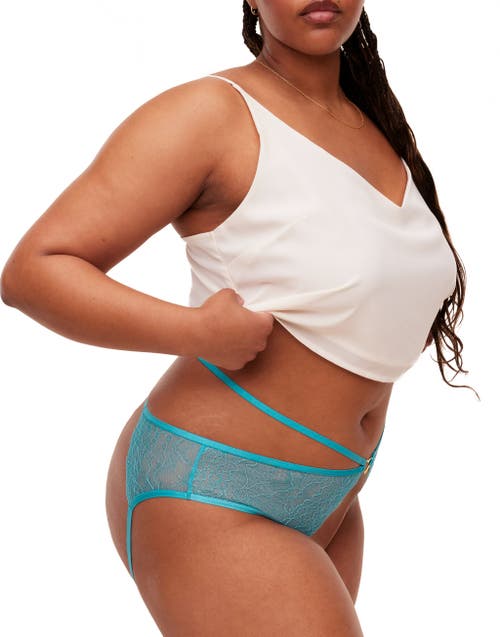 Shop Adore Me Danielle Bikini Panties In Medium Blue