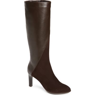 Aquatalia Rayne Water Resistant Knee High Boot, Brown