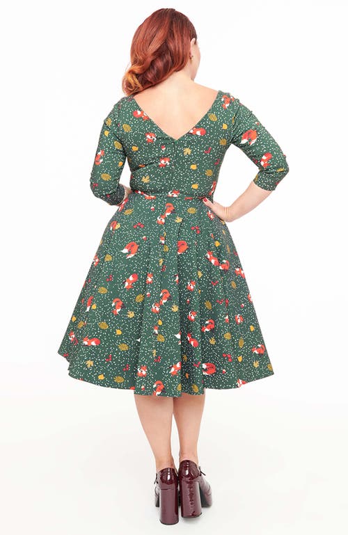 UNIQUE VINTAGE UNIQUE VINTAGE DEVON SWING DRESS