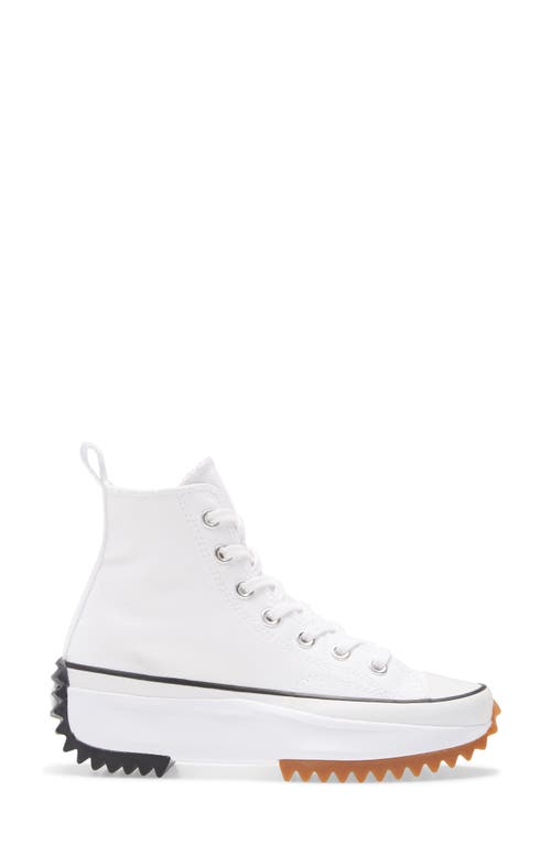 Shop Converse Chuck Taylor® All Star® Run Star Hike High Top Platform Sneaker In White/black/gum