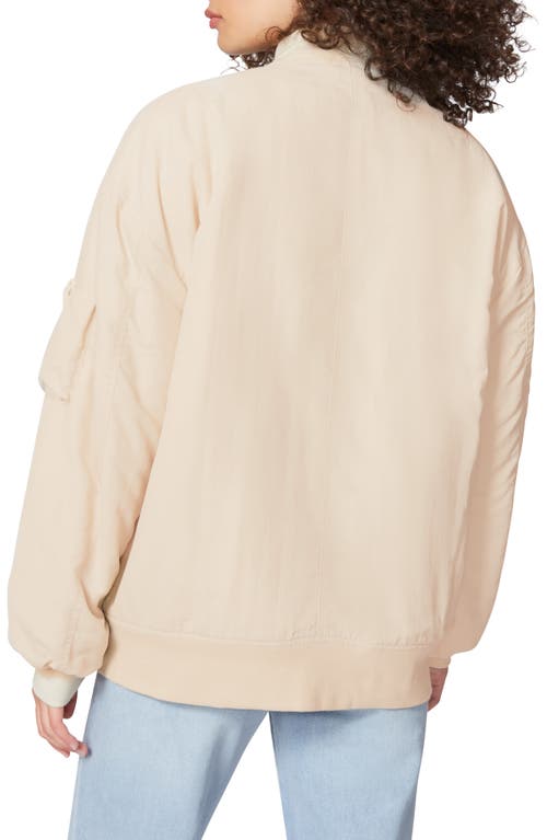 Shop Florence By Mills Oversize Bomber Jacket In Whitecap Grey