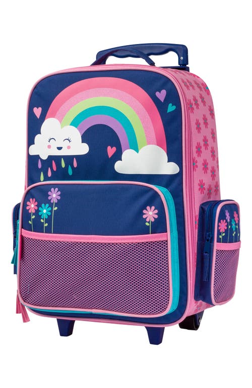 18-Inch Rolling Suitcase in Rainbow