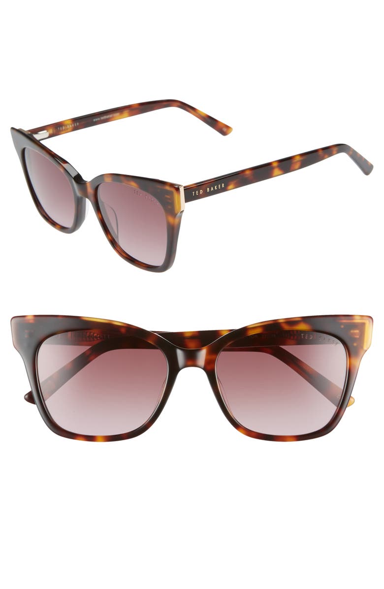 Ted Baker London 53mm Square Cat Eye Sunglasses | Nordstrom