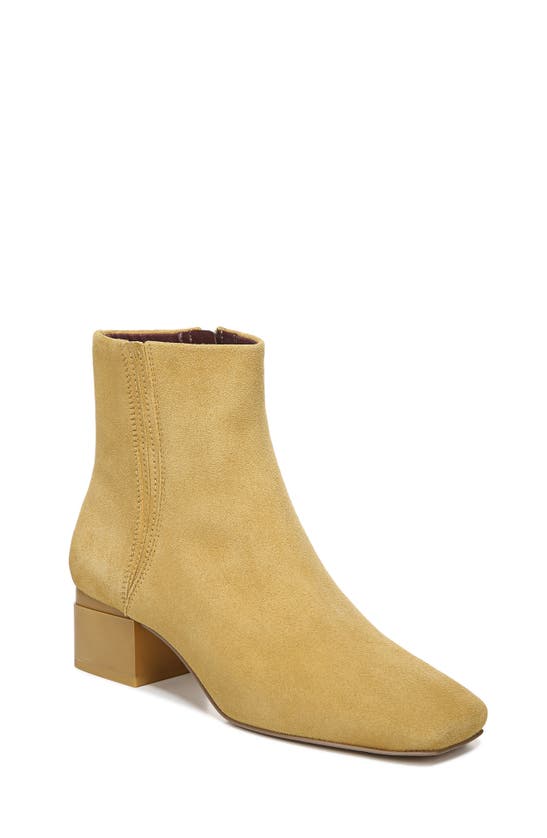 Franco Sarto Waxtona Block Heel Bootie In Mustard ModeSens