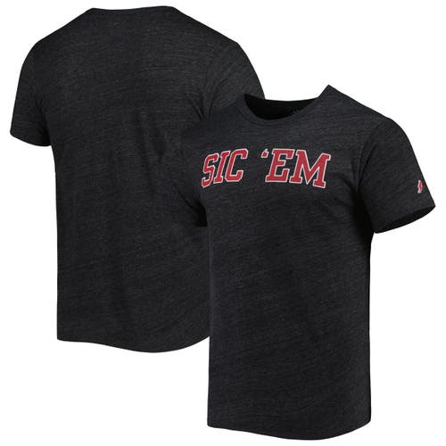 Men's League Collegiate Wear Charcoal Georgia Bulldogs Local Victory Falls Tri-Blend T-Shirt