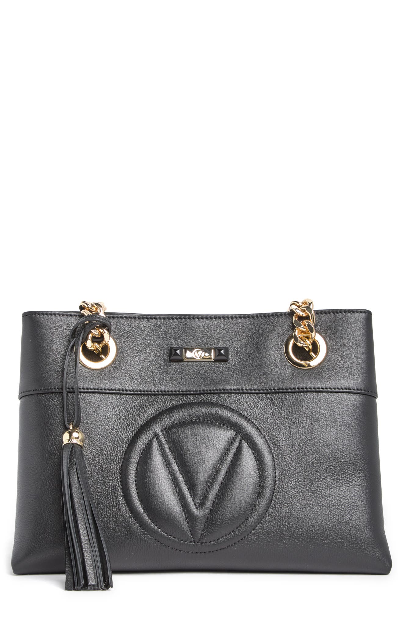 valentino by mario valentino kali leather shoulder bag