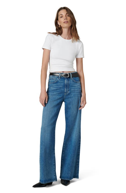 Shop Joe's The Mia High Waist Wide Leg Jeans In The Moment