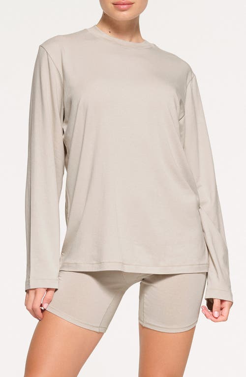 SKIMS Boyfriend Long Sleeve T-Shirt at Nordstrom,