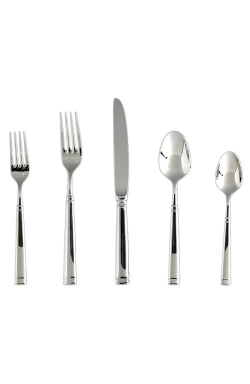 Fortessa Bistro 20-Piece Place Setting in Stainless Steel at Nordstrom, Size One Size Oz