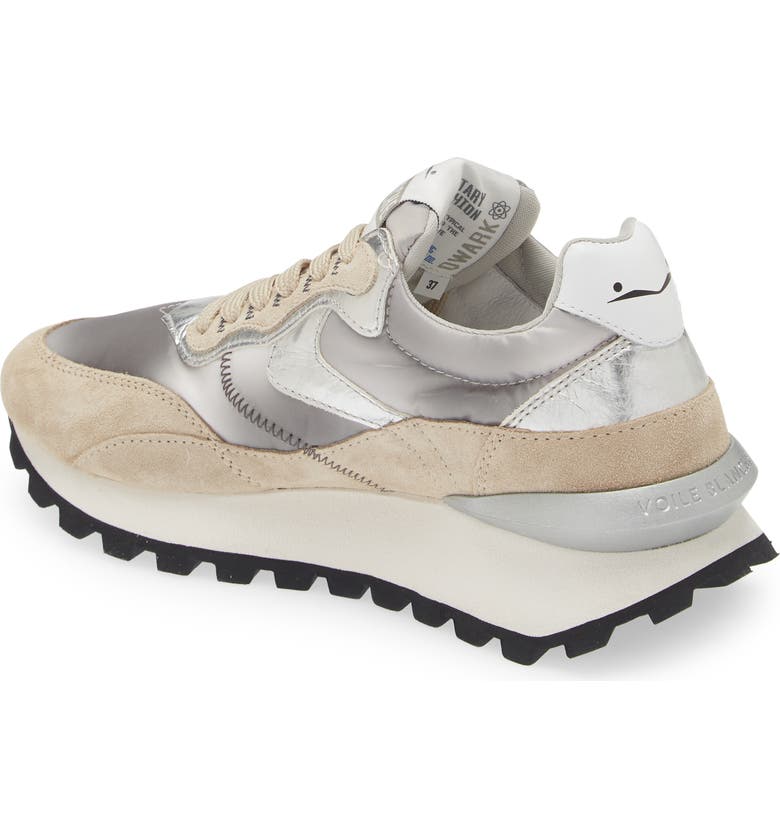 VOILE BLANCHE Sneaker Aus Veloursleder - Club105 Weiß