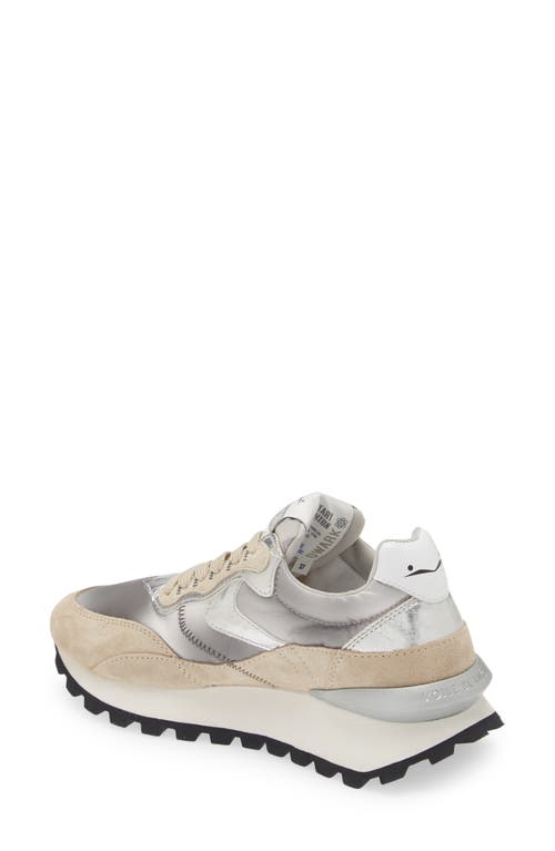 Shop Voile Blanche Qwark Hype Sneaker In Beige Grey