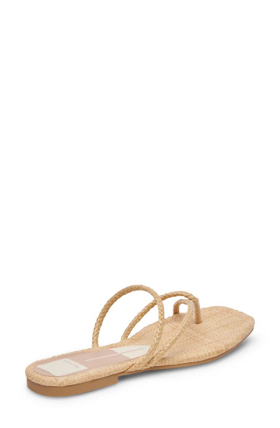 Shop Dolce Vita Leanna Slide Sandal In Light Natural Raffia