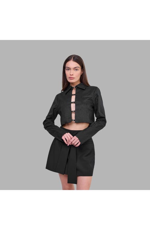 Blvck Paris Blvck Linen Jacket In Black