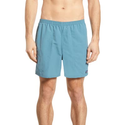 Patagonia Baggies 5-Inch Swim Trunks, Blue/green