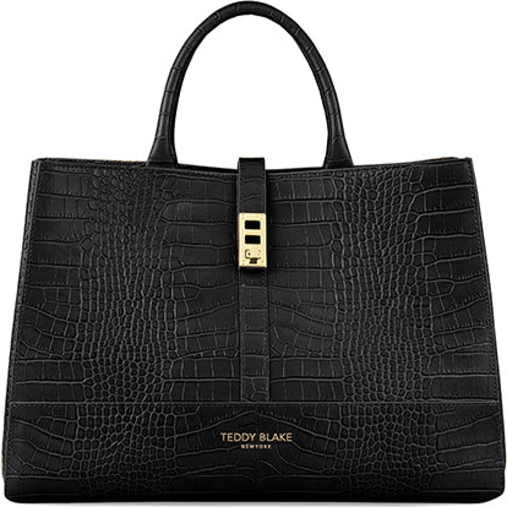 Teddy Blake Lola Croco 15" In Black/red