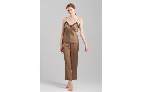 Natori Ashley Icon Cami Pj Set W/ Lace In Light Brown