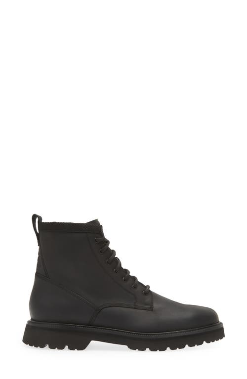 Shop Cole Haan American Classic Waterproof Plain Toe Lace-up Boot In Black/black Wp