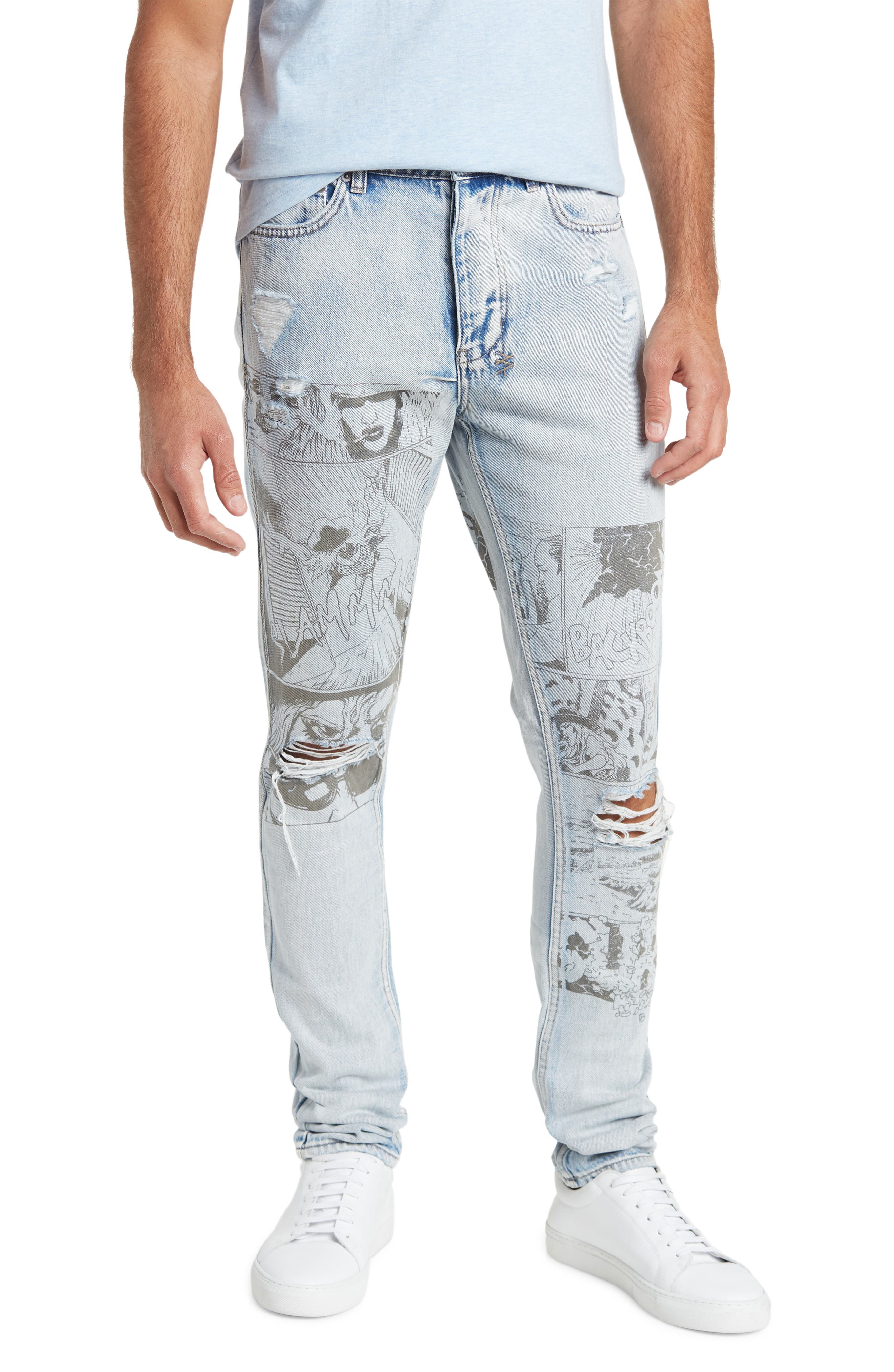 Ksubi Chitch Comik Graphic Slim Fit 