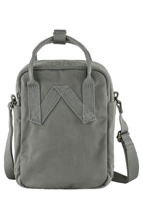 Shop Fjall Raven Fjällräven Kånken Re-wool Sling Crossbody Bag In Granite Grey