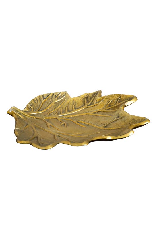 Shop Nearly Natural Tree Of Life Decor Tray In Gold