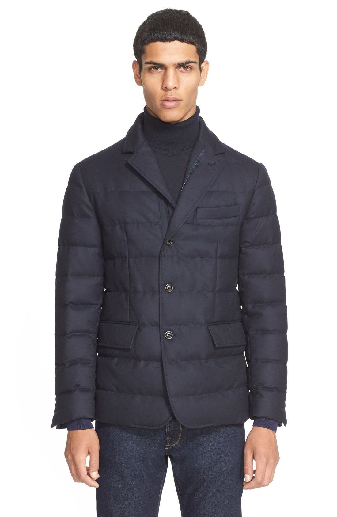 Moncler 'Rodin' Quilted Down Sport Coat 