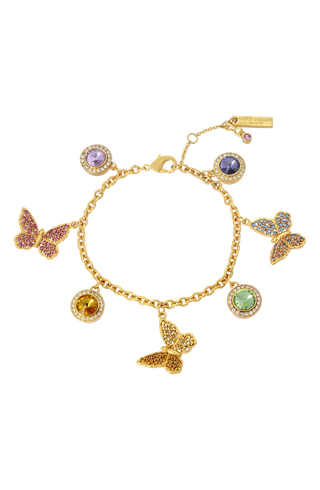 Kurt Geiger London Butterfly Charm Bracelet Nordstrom