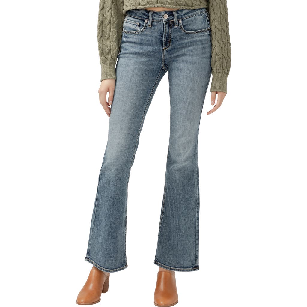 SILVER JEANS CO. SILVER JEANS CO. SUKI CURVY MID RISE BOOTCUT JEANS