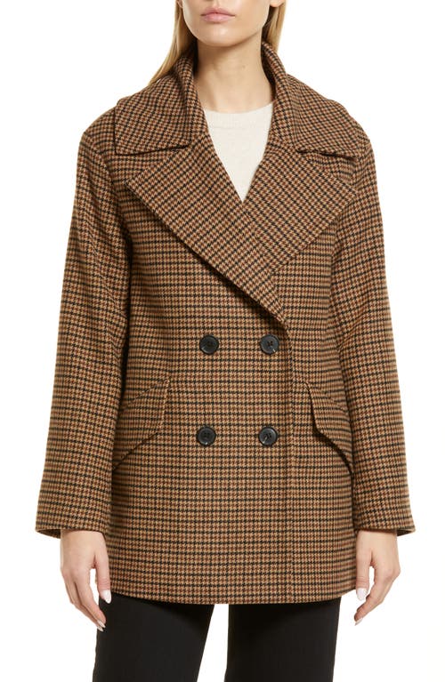 Houndstooth peacoat outlet women's