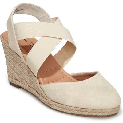 Me Too Brinley Espadrille Wedge, Beige