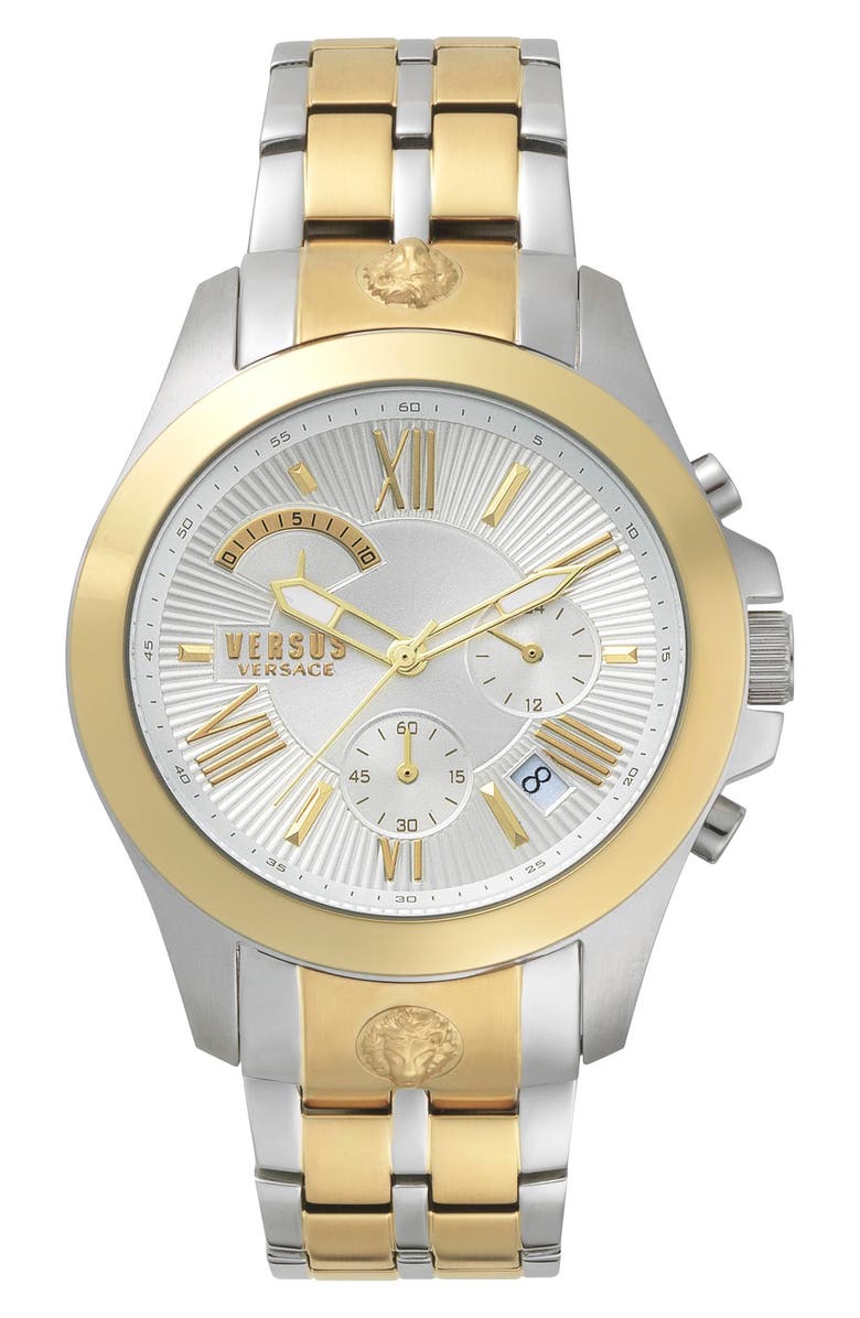 VERSUS Versace Lion Chronograph Bracelet Watch, 44mm | Nordstrom