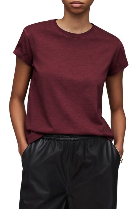 Adidas Women's Black Graphic Crop Short Sleeve Jersey - Maroon U