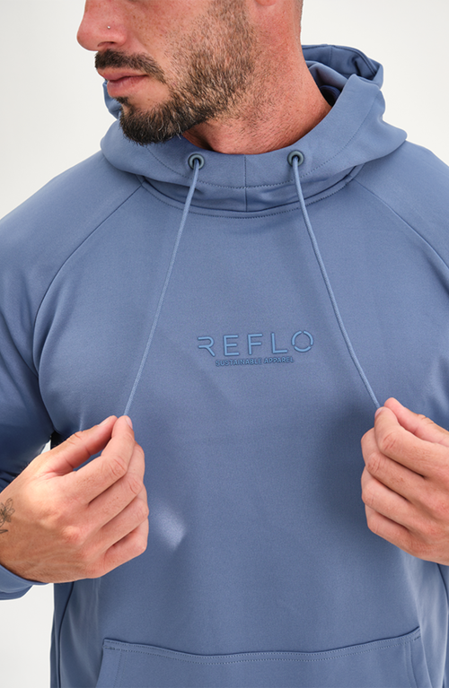 Shop Reflo Lapter Performance Hoodie In Coronet Blue