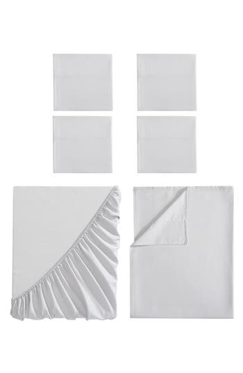 Tahari Solid 6-piece King Sheet Set In White