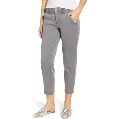 Petite Jag Jeans Flora Crop Pants, Grey