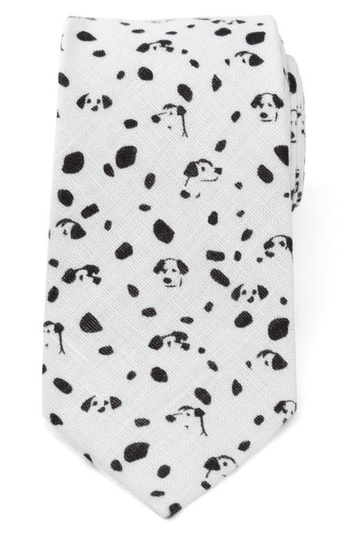 Cufflinks, Inc. x Disney 101 Dalmatians Linen Tie in White at Nordstrom