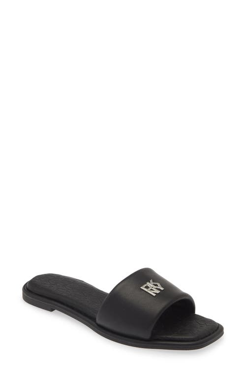 Shop Dkny Bella Logo Slide In Black