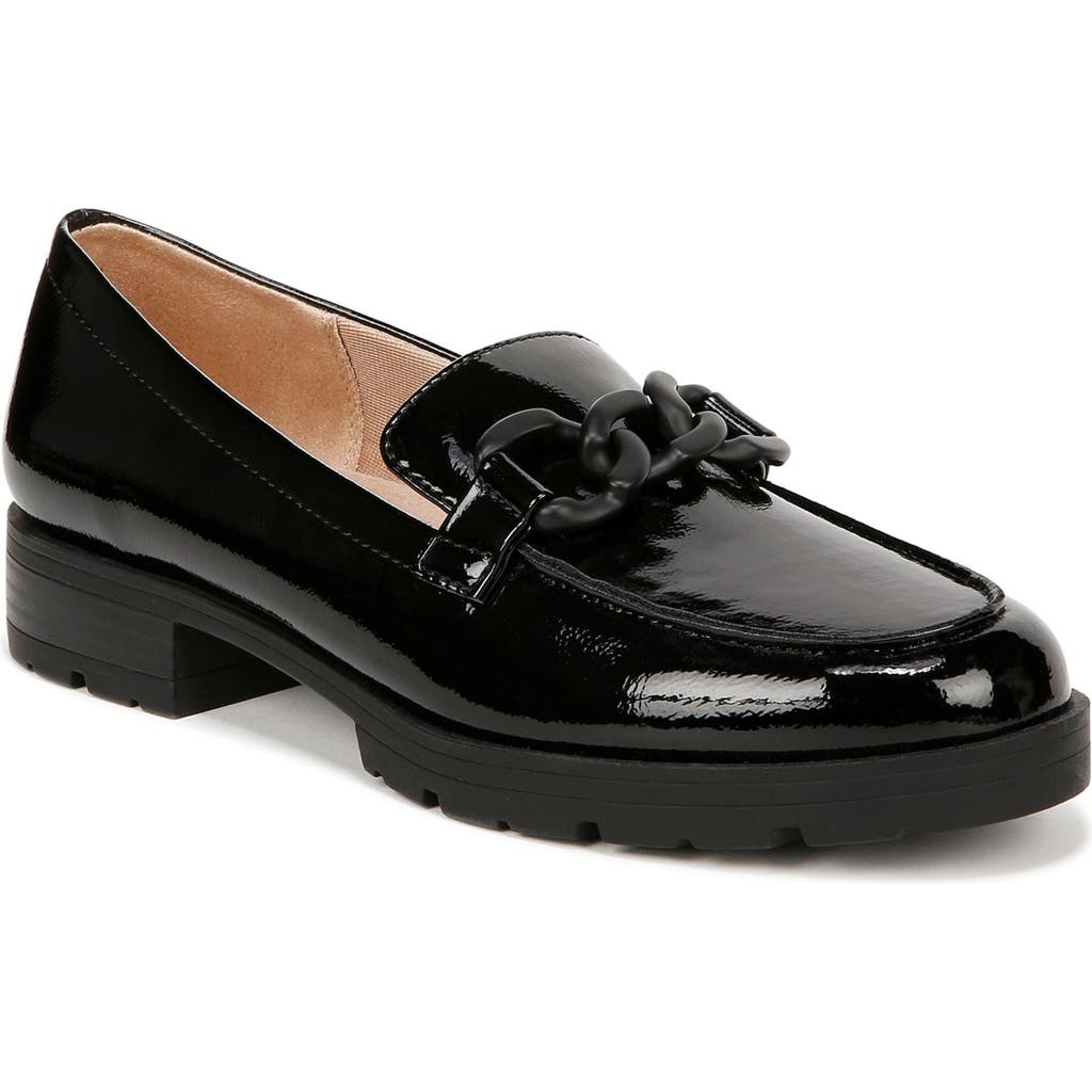 Lifestride London 2 Chain Loafer In Shiny Black