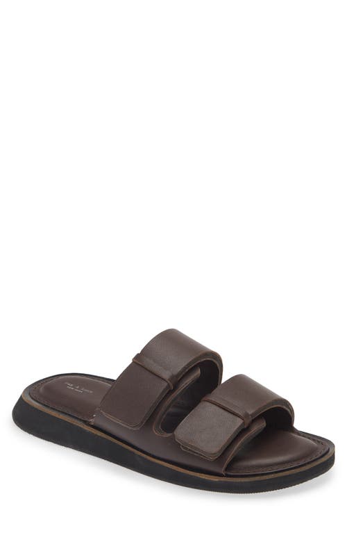 Shop Rag & Bone Parker Slide Sandal In Dark Espresso