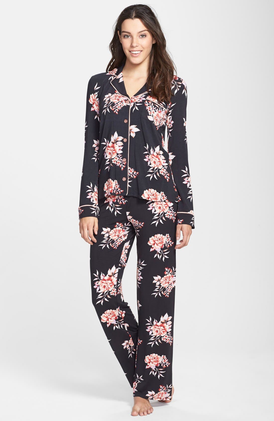 PJ Luxe 'Vintage Rose' Pajamas Nordstrom