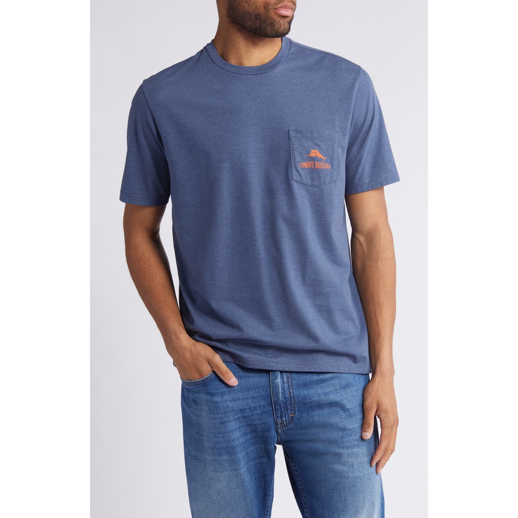 Tommy Bahama Drive & Shine Graphic T-shirt In Navy Heather