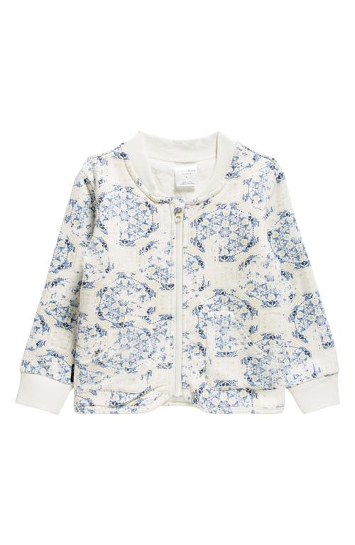 TINY TRIBE Kids' Ornate Bomber Jacket in Cream at Nordstrom, Size 6