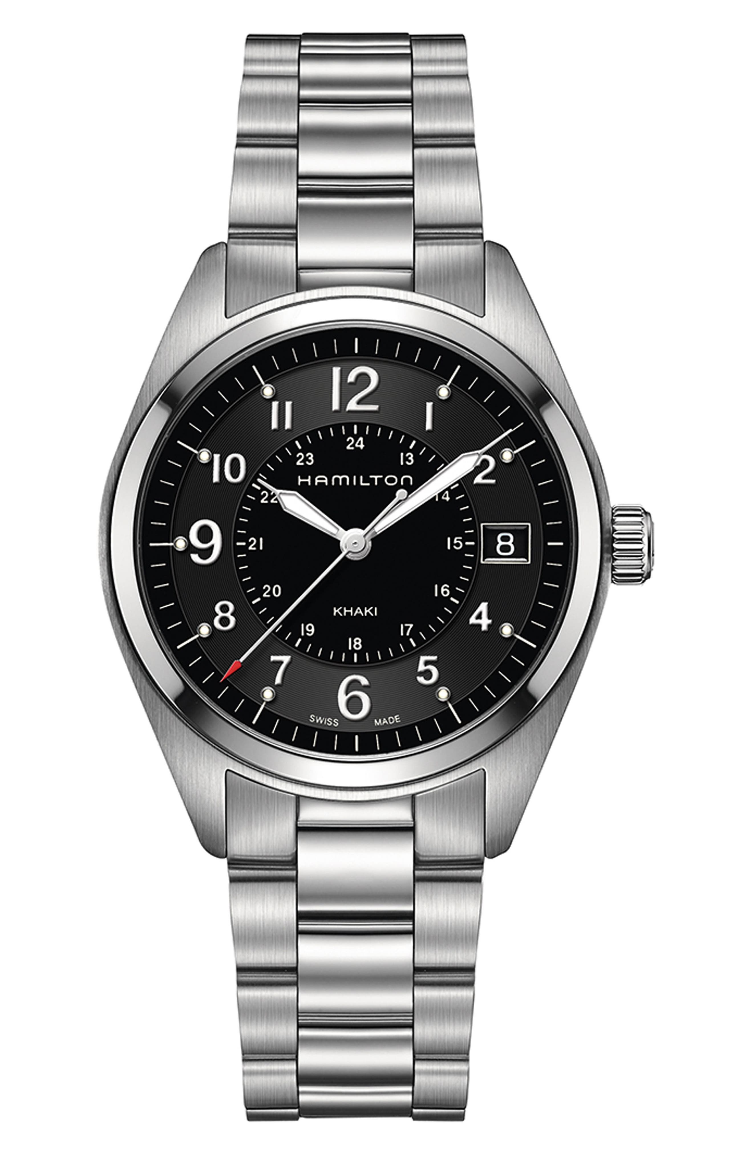 Hamilton Khaki Field Bracelet Watch, 40mm Nordstrom