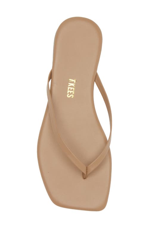 Tkees Lily Square Toe Flip Flops In Cocobutter In Cocobutter