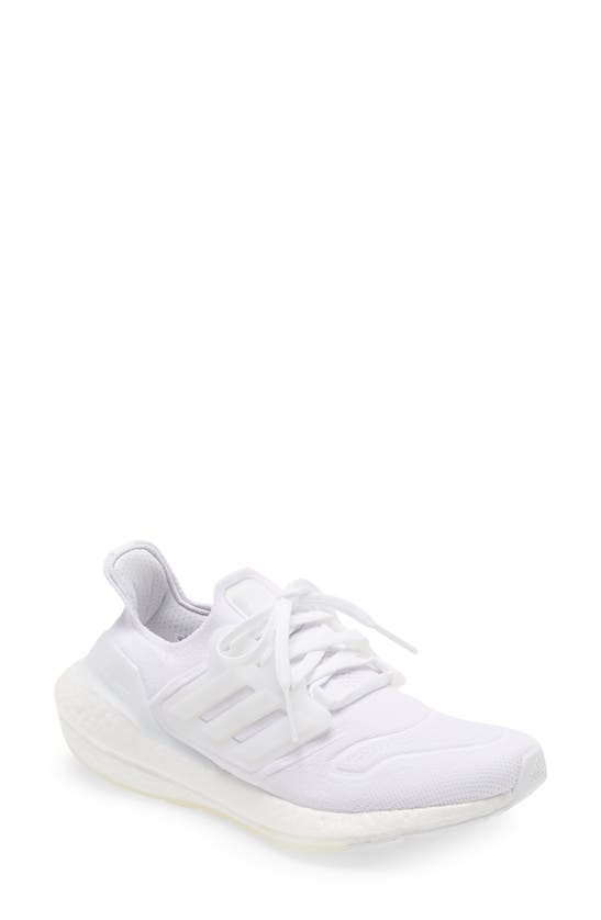 Adidas Originals Ultraboost 22 W Running Shoe In White/ White/ Crystal White