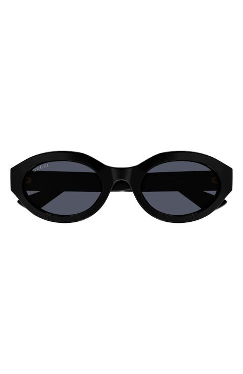 53mm Small Oval Sunglasses