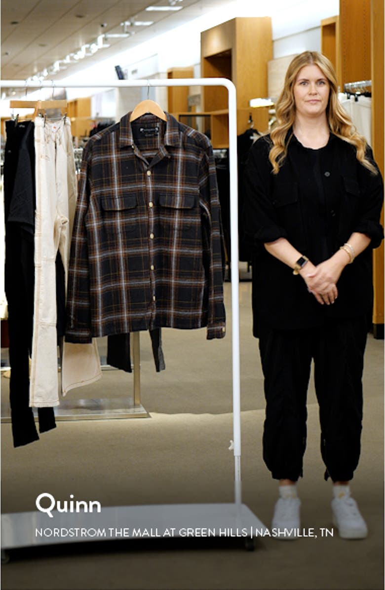 Isonde Relaxed Fit Plaid Cotton Flannel Button-Up Shirt, sales video thumbnail