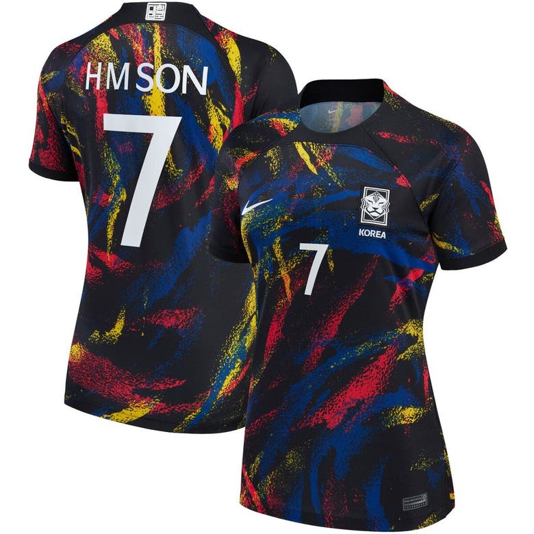 Nike South National Team 2022/23 Away (son Heung-min) Women's Dri-fit Soccer Jersey In Black | ModeSens