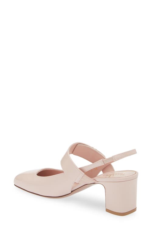 Shop Valentino Garavani Vlogo Slingback Pump In Rose Quartz